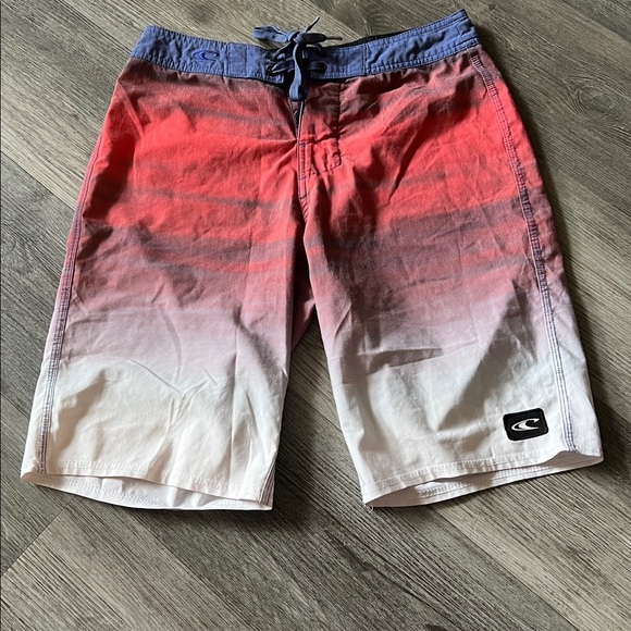 O'Neill Black and White Board Shorts - Picture 2 of 5